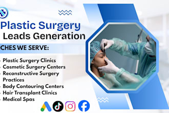 generate facial plastic surgery botox bbl spa breast surgery lead, website
