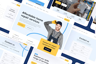 create handyman junk cleaning plumbing roofing construction home repair website