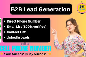 provide b2b leads with direct phone numbers and targeted lead generation