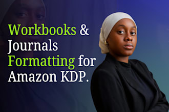 professionally format your workbook or journal for amazon KDP