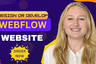 develop, redesign, update, fix webflow website design, convert figma to webflow