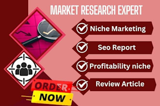do a niche marketing, seo report, profitability niche, review article