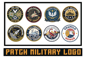 design patch, vintage, badge, label, military, sticker and stamp logo for you