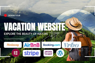 build hotel booking airbnb vacation travel agency apartment holiday tour website
