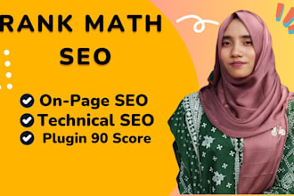 set up rank math SEO plugin with 90 score