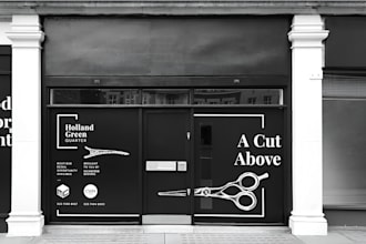 design outstanding window graphics, shopfront or storefront, vinyl decal for you