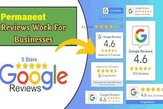 add permanent 5 star google reviews