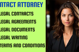 expertly write terms and conditions and gdpr privacy policy as a lawyer