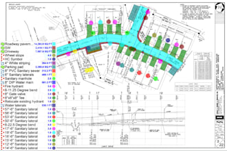 do the site work, civil work takeoffs, estimate