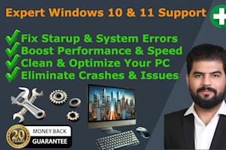 repair, fix and install windows 11, windows 10 on computer and laptop