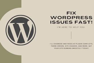 help diagnose and fix wordpress issues for you