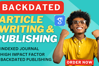 write and publish peer review article on google scholar h indexed impact journal