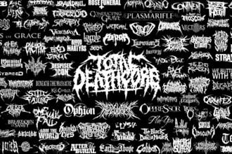 death metal logo, metalcore, deathcore, for band, brands, clothing