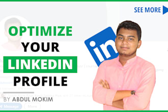 create or optimize your linkedin profile or company page