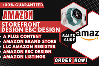 build amazon brand store amazon storefront design with a plus content ebc design