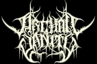 create chrome metallic black slaming, goregrind, brutal death metal logo design