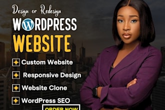 design redesign edit update copy clone wordpress website