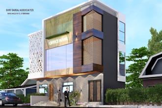 do 3d front elevations of your ready 2d plans