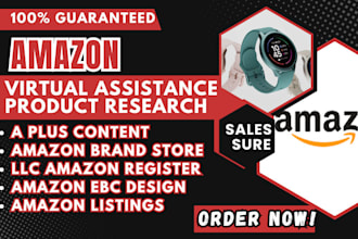 be your amazon virtual assistant with amazon private label product research fba