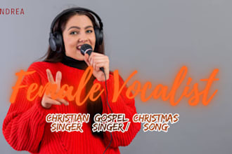 be your female singer music producer for kids song