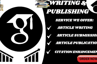 write and publish your research in highranking google scholar journal