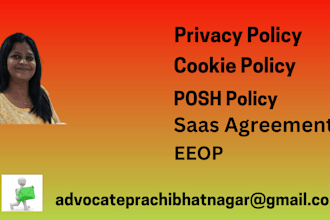 draft privacy policy cookie policy
