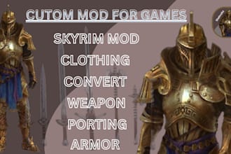 mod games skyrim mod fallout 4 sfm model fnf vrm mmd do weapon armor clothes