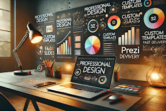 design dynamic prezi, powerpoint, google slides presentation