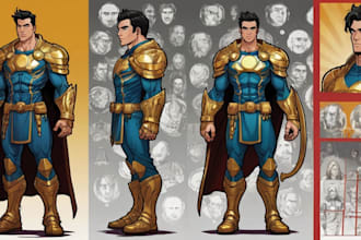 create a comic character