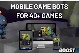 develop game bots, idle rpg bots, gartic bots, horror games, zombie games, game