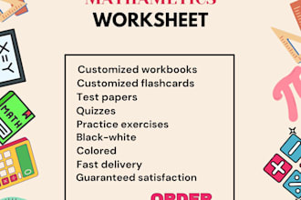 design math worksheet for you