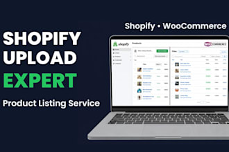 upload products to shopify woocommerce etsy store