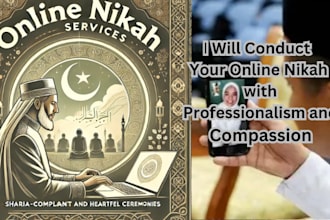 do online nikah with a qualified imam, sharia, compliant and official