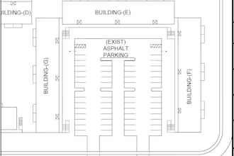 draw driveway plan, parking lot, site plan, property map
