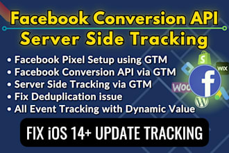 fix or setup facebook pixel conversion API with GTM, server side tracking