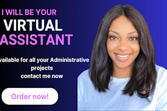be your administrative and executive personal virtual assistant and admin task