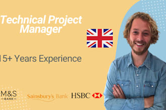 be your technical project manager and tech lead