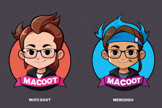 design caricature mascot logo