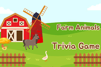 develop animal game, shooting game, web3 game, farm game, family game