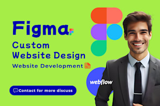 do custom figma web design and website development