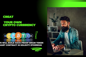 build hack proof erc20 token smart contract in solidity
