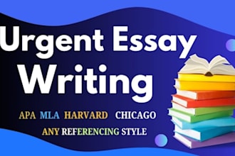 do essay writing, summary writing, case study, proposal and research writing