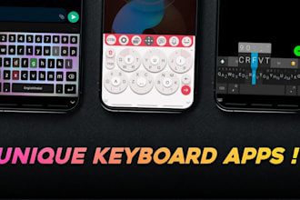 develop custom sticker keyboard mobile app, ios app, gboard app