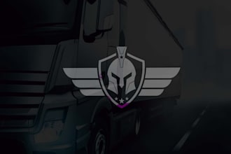 design a professional transport, logistics, and trucking logo