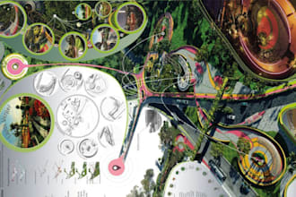 do architectural site plan, landscape design and layout