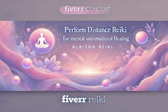 perform distance reiki for mental and emotional healing