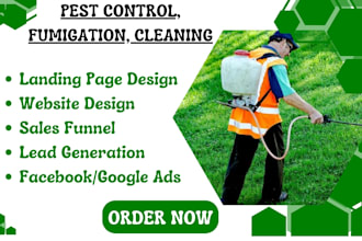 design pest control website fumigation website pest control cleaning website