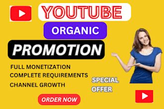 do organic USA youtube video promotion to USA UK channel audience