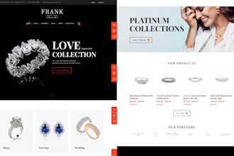 design engagement ring shopify store jewelry website rings store jewelry store