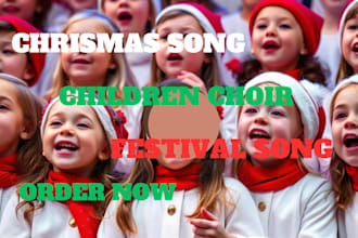 compose your children choir song christmas song nursery rhymes jingles